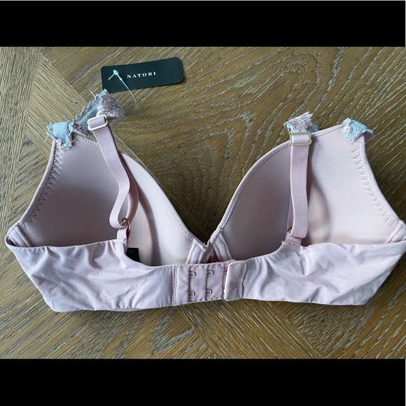Natori Rose Dream bra size 32C NWT pink / gray - Picture 3 of 3